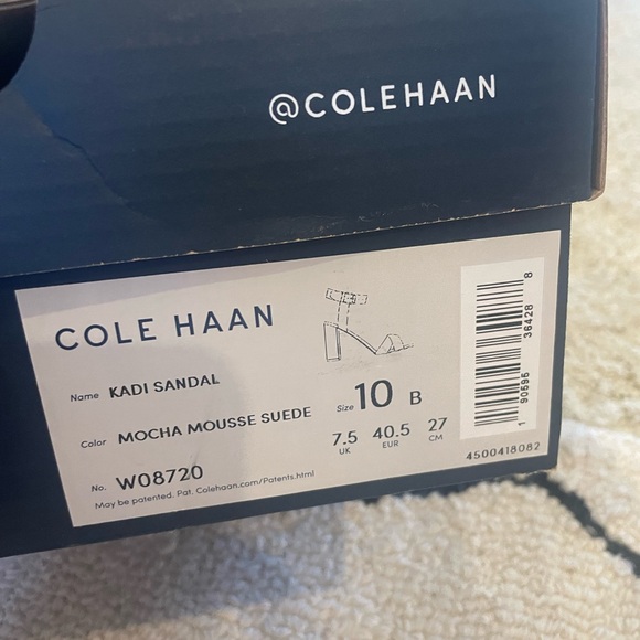 Summer block sandal Kadi Sandal Mocha Mousse, perfect party sandal NIB! - Picture 6 of 6